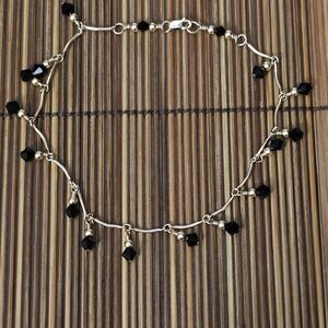 14k Rhinestone Necklace (Vintage)